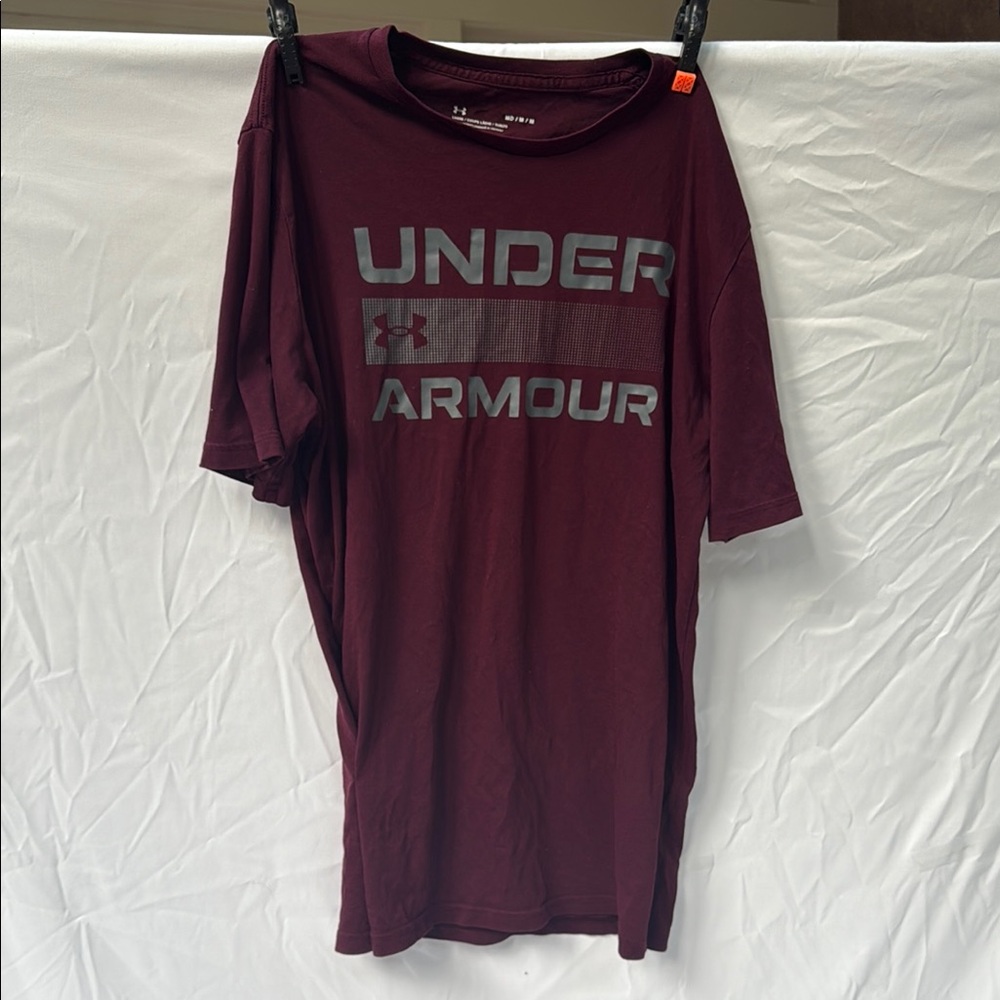 Under Armour Maroon Cotton Tshirt